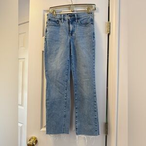 J. Crew Essential Straight Light Wash Jeans Size 24